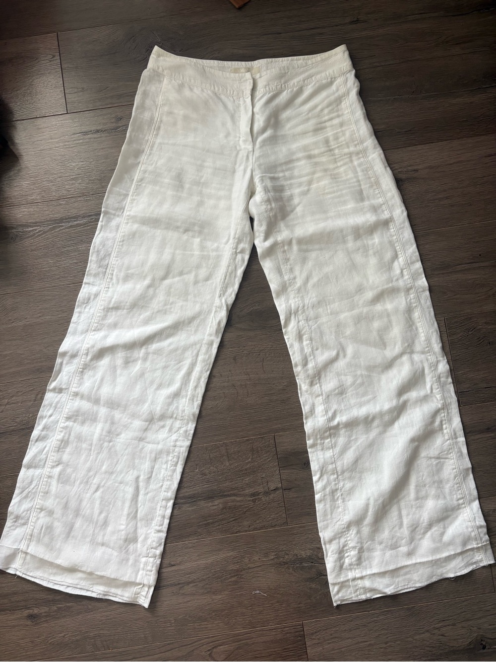 White Linen Pants